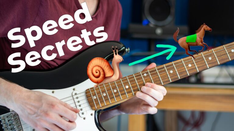 How to play guitar fast - the magic of chunking - Decorative Thumbnail